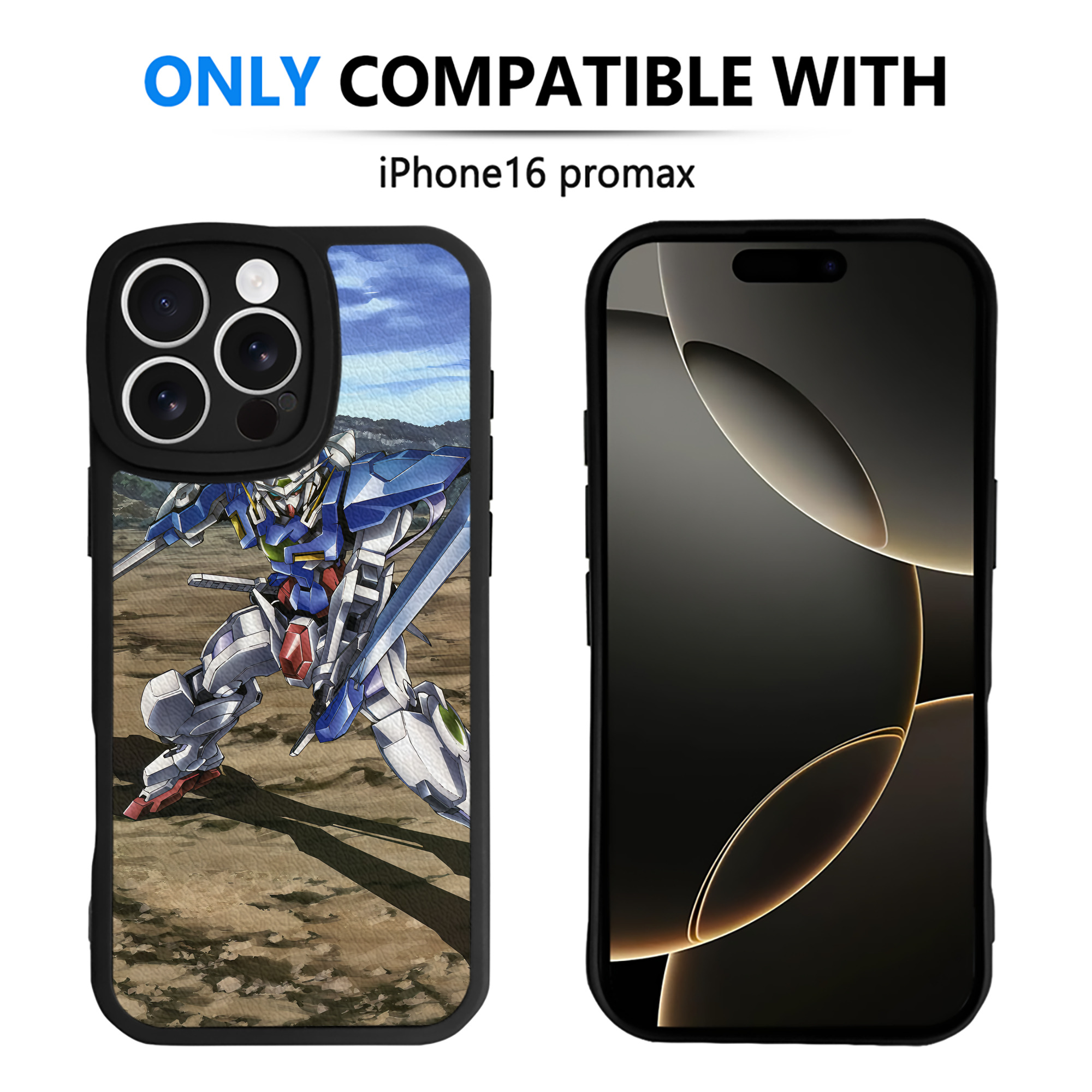 （画像用） 機動戦士ガンダム Mobile Suit Gundam 【iPhone 16シリーズ対応】シリコンスマホケース（レザー調） 材質：シリコン